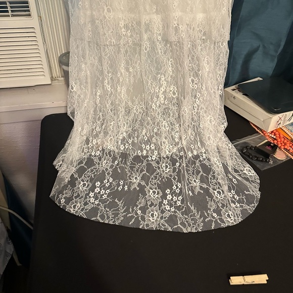 Lulu's White Lace Dress - Picture 3 of 5